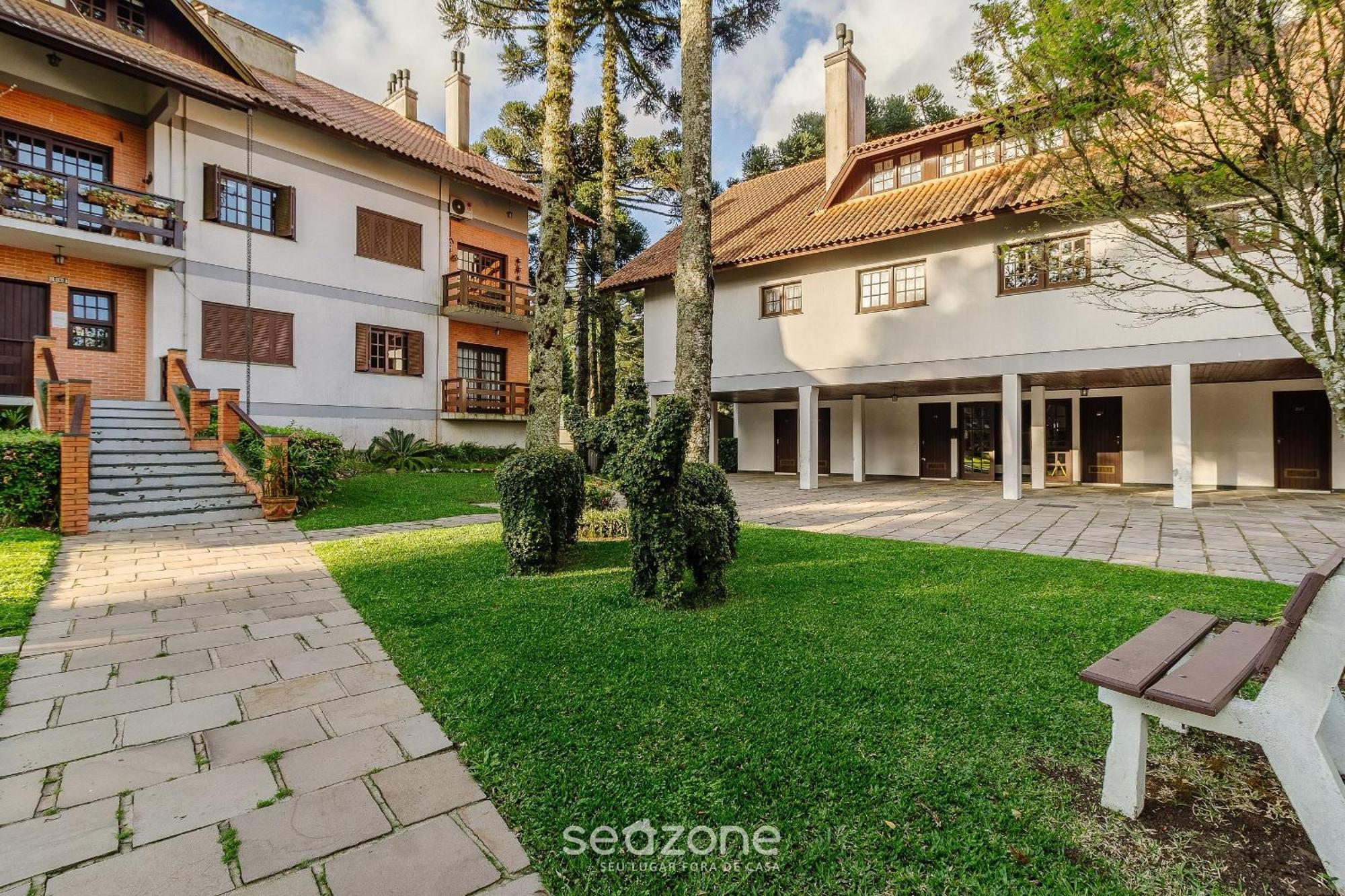 Apto Duplex C/ Lareira 100M Do Lago Negro Rln204 กรามาโด ภายนอก รูปภาพ