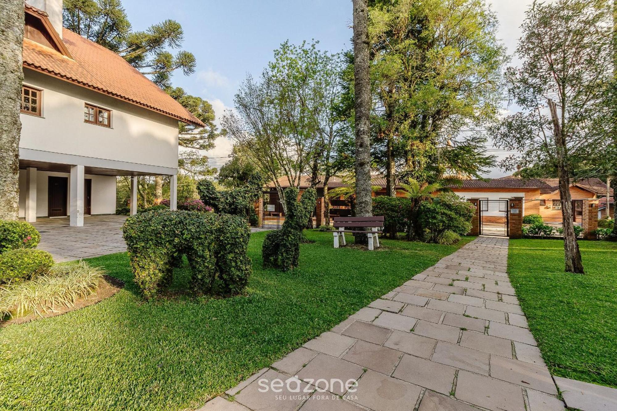 Apto Duplex C/ Lareira 100M Do Lago Negro Rln204 กรามาโด ภายนอก รูปภาพ