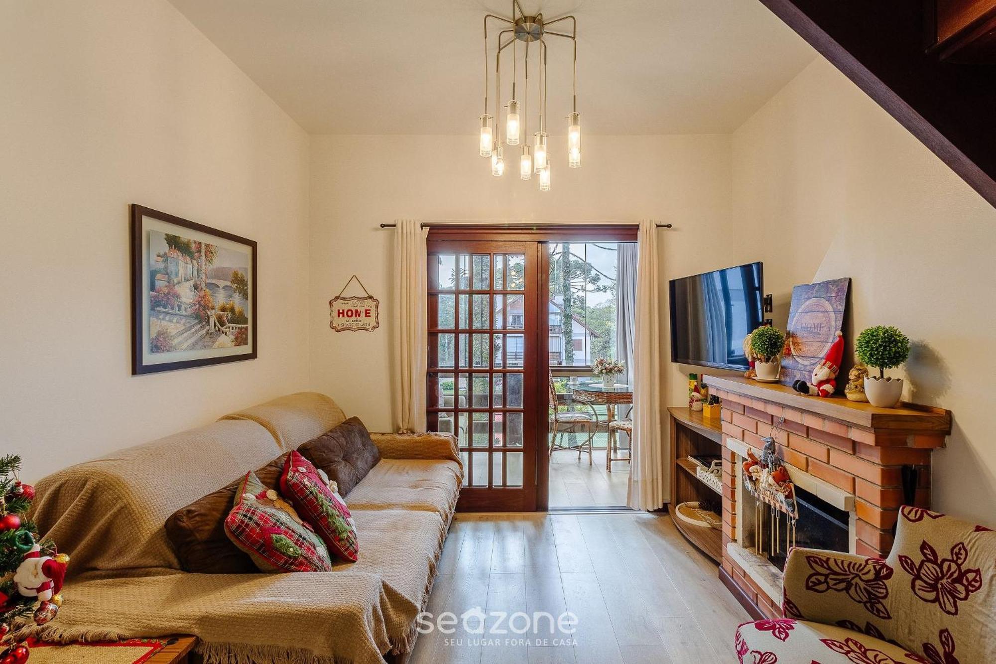 Apto Duplex C/ Lareira 100M Do Lago Negro Rln204 กรามาโด ภายนอก รูปภาพ